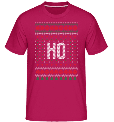 Ho -  T-Shirt Shirtinator homme - Magenta - Devant