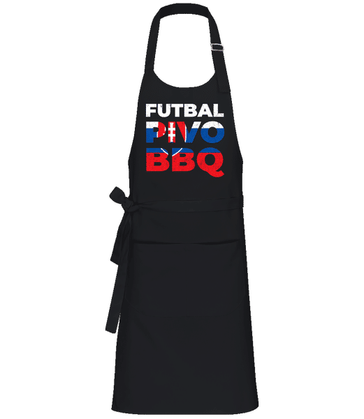 Preview: Futbal Pivo BBQ - Standard Apron - Black - Front