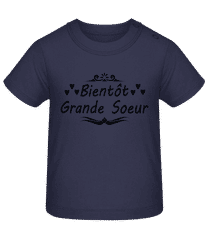 Bientôt Grande Sœur · T-shirt Bio Bébé
