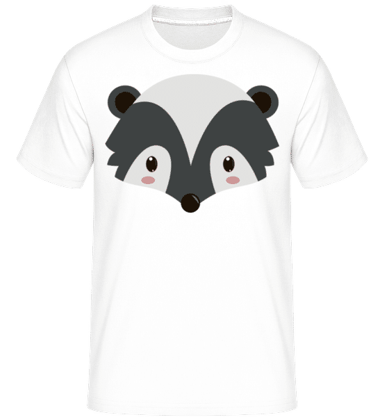 Aperçu: Raton Laveur Comic -  T-Shirt Shirtinator homme - Blanc - Devant