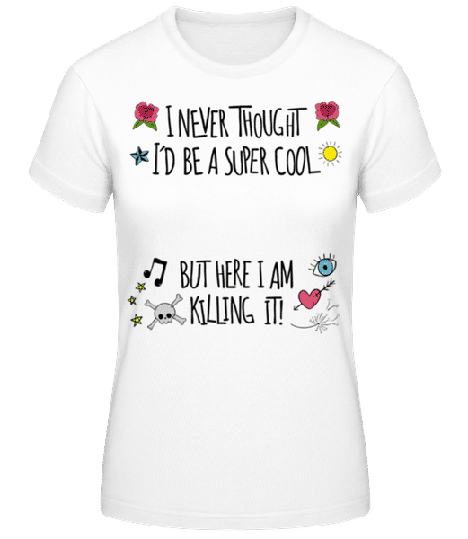 Aperçu: Super Cool Woman - T-shirt standard Femme - Blanc - Devant