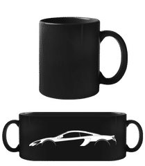 'McLaren 650S' Silhouette · Schwarze Tasse