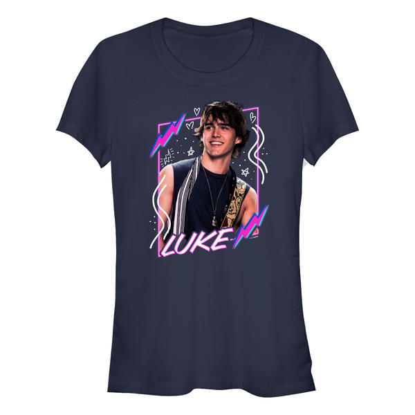 Aperçu: Netflix - Julie And The Phantoms - Luke - Femme T-shirt - Bleu marine - Devant