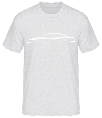 'Opel Calibra' Silhouette - Men's Basic T-Shirt - Heather grey - Front