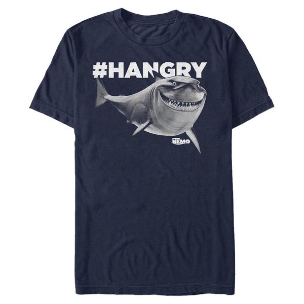 Vorschau: Pixar - Findet Nemo - Bruce Hangry - Männer T-Shirt - Marine - Vorne