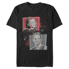 Marvel - WandaVision - Scarlet Witch & Vision Retro Boxups - Men's T-Shirt