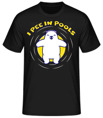 I Pee In Pools · Männer Basic T-Shirt