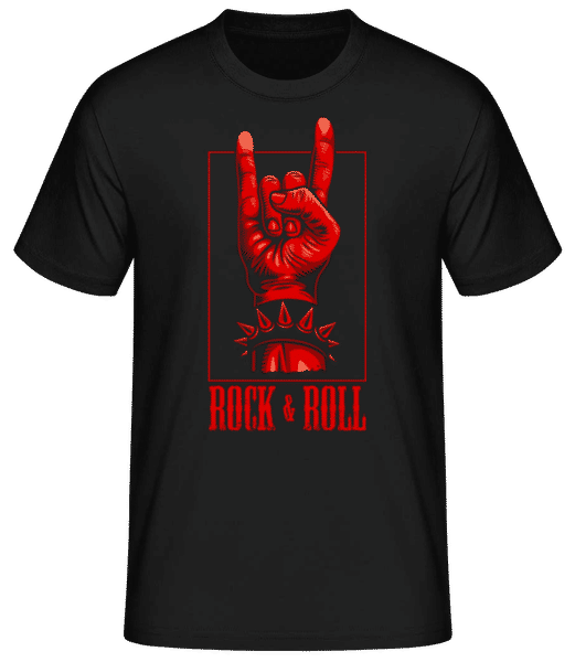 Aperçu: Rock And Roll - T-shirt standard Homme - Noir - Devant