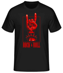 Rock And Roll Red · Camiseta básica para hombre