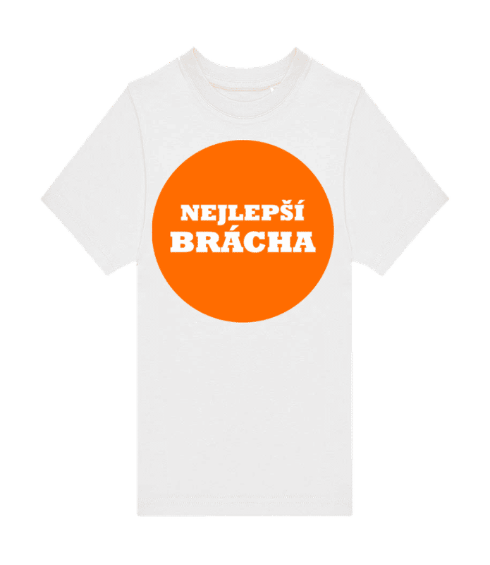 Náhled: Nejlepší Brácha - Dětské tričko B&C - Bílá - Napřed