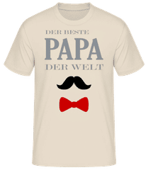 Der Beste Papa Der Welt Bart · Männer Basic T-Shirt