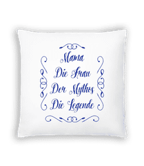 Mama - Die Legende blau · Kissen