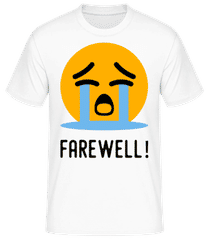 Farewell Crying Emoji · Men's Basic T-Shirt