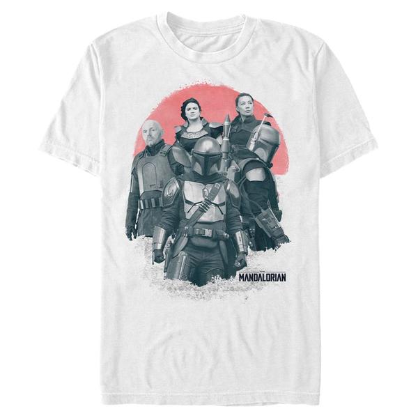 Aperçu: Star Wars - The Mandalorian - Skupina MandoMon Epi6 Needed - Homme T-shirt - Blanc - Devant