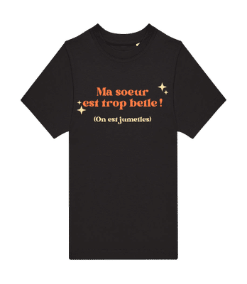 Ma Soeur Est Trop Belle - T-shirt homme B&C - Noir - Devant