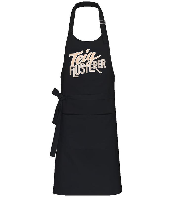 Vorschau: Teigflüsterer - Profi Kochschürze - Schwarz - Vorne