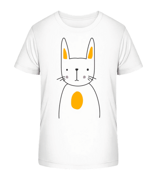 Aperçu: Lapin Mignon - T-shirt bio Enfant Stanley Stella 2.0 - Blanc - Devant