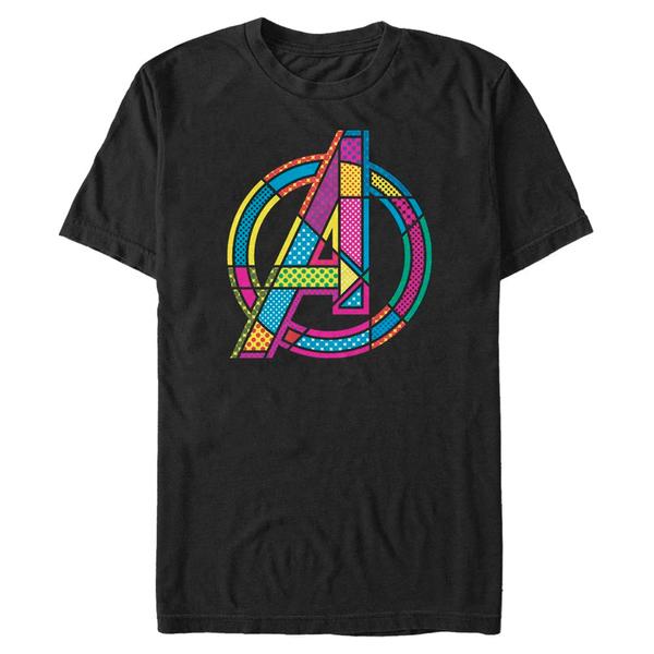 Aperçu: Marvel - Avengers - Avengers Halftone Pop A - Homme T-shirt - Noir - Devant