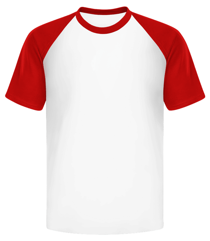 Männer Baseball T-Shirt B&C – Vorderansicht