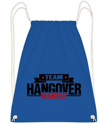 Team Hangover Mariée - Sac à dos Drawstring - Bleu royal - Devant