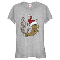 Marvel - Guardianes de la Galaxia - Groot Christmas - Navidad - Mujeres Camiseta - Gris moteado - delante