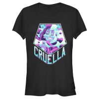Disney - 101 Dalmatians - Cruella DeVille Pentaneon - Women's T-Shirt - Black - Front