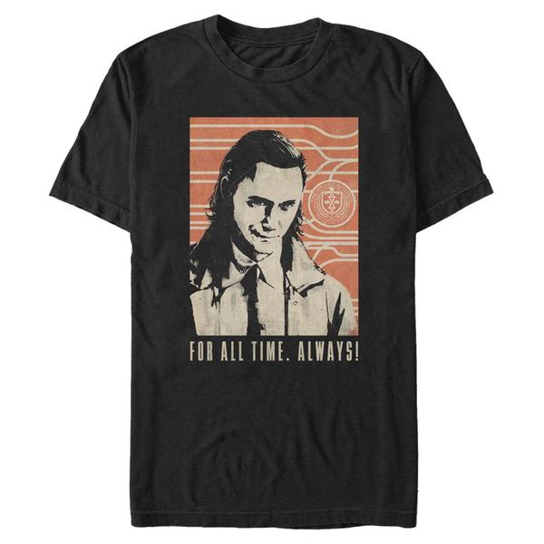 Marvel - Loki - Loki Time Always - Homme T-shirt - Noir - Devant