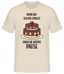 Wenn Der Kuchen Spricht · Männer Basic T-Shirt