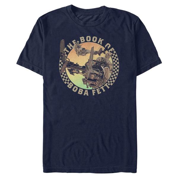 Aperçu: Star Wars - Book of Boba Fett - Skupina Bounty Time - Homme T-shirt - Bleu marine - Devant