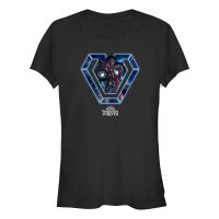 Marvel - Black Panther Wakanda Forever - Iron Heart Neon - Mujeres Camiseta - Negro - delante