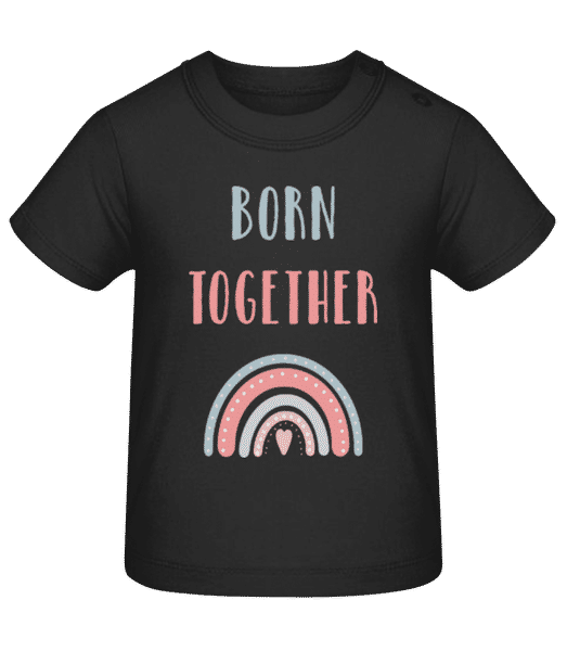 Aperçu: Born Together - T-shirt Bébé - Noir - Devant
