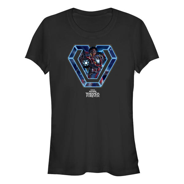 Marvel - Panthère noire Wakanda pour toujours - Iron Heart Neon - Femme T-shirt