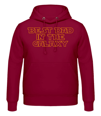 Best Dad In The Galaxy - Men's Hoodie - Bordeaux - Front