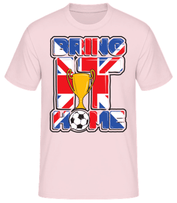 Football Britannique Bring It Home - T-shirt standard Homme - Rose - Devant