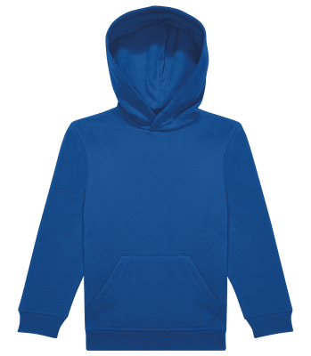 Sweat à capuche standard pour enfant - Bleu royal - Devant