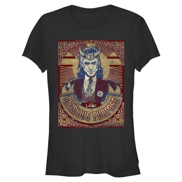 Aperçu: Marvel - Loki - Loki Glorious Purpose - Femme T-shirt - Noir - Devant