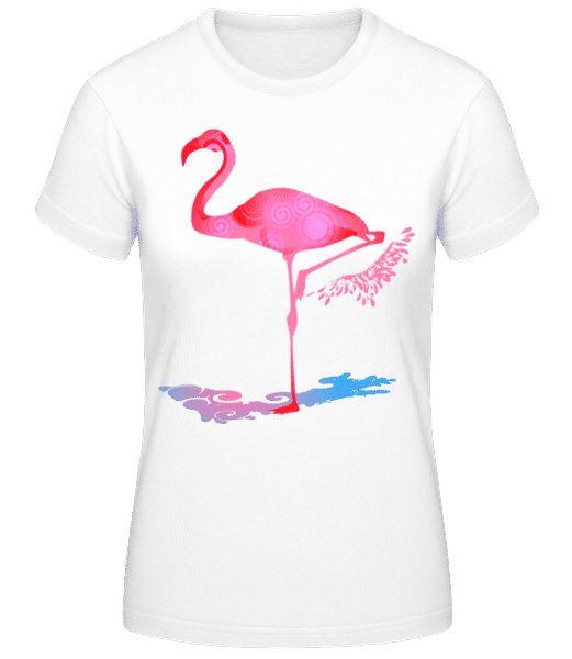 Aperçu: Flamingo 3 - T-shirt standard Femme - Blanc - Devant
