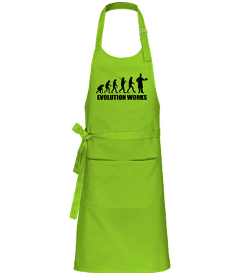 Evolution Works Cooking - Professional Apron - Lime - Front