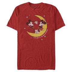 Disney Classics - Mickey Mouse - Mickey et Minnie To The Moon - Homme T-shirt