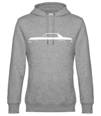 'Mercedes-Benz 280 C (W114)' Silhouette - Men’s Standard Hoodie - Heather grey - Front