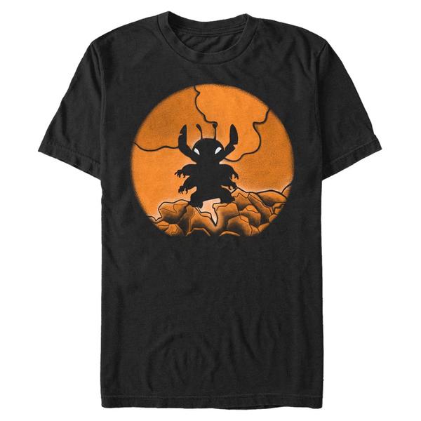 Aperçu: Disney Classics - Lilo & Stitch - Stitch Spooky 626 - Homme T-shirt - Noir - Devant