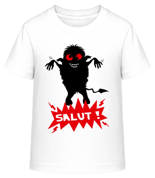 Aperçu: Salut - T-shirt shirtinator Enfant - Blanc - Devant