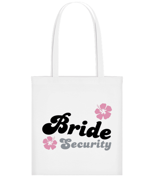 Vorschau: Bride Security Flowers - Stofftasche - Weiß - Vorne