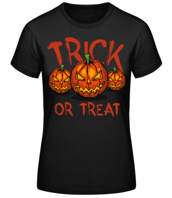 Trick Or Treat 2 - Dámské basic tričko - Černá - Napřed