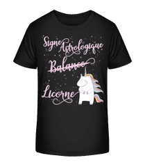 Signe Astrologique Licorne Balance · T-shirt bio Enfant Stanley Stella 2.0