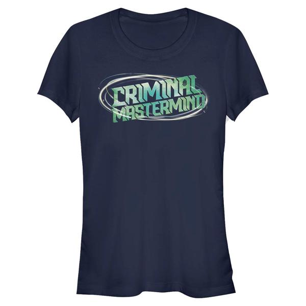 Aperçu: Disney Classics - Artemis Fowl - Text Criminal Mastermind - Femme T-shirt - Bleu marine - Devant Aperçu: Disney Classics - Artemis Fowl - Text Criminal Mastermind - Femme T-shirt - Bleu marine - Devant