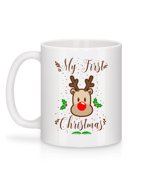 Aperçu: Mon Premier Noël - Mug en céramique blanc - Blanc - Derrière