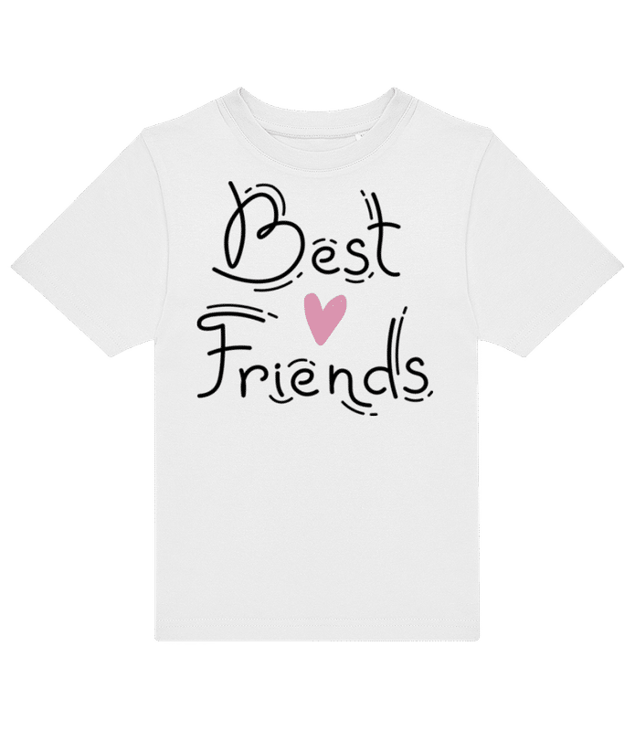 Aperçu: Best Friends - T-shirt homme B&C - Blanc - Devant