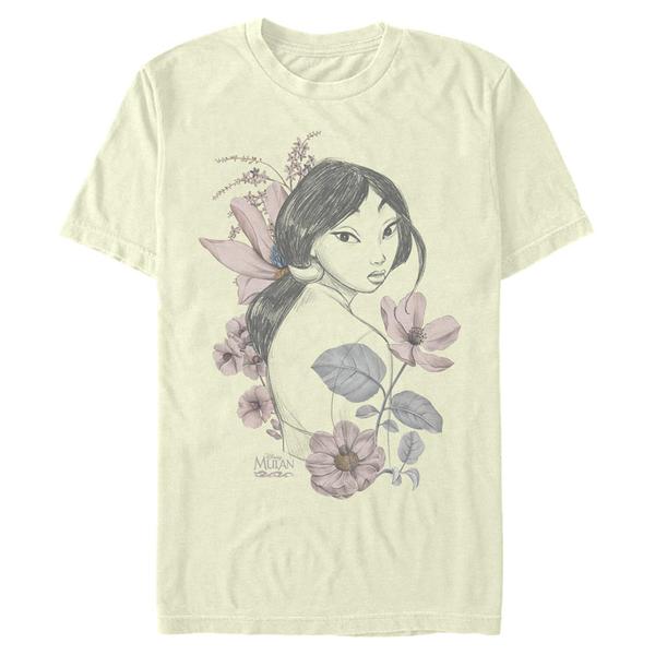 Aperçu: Disney - Mulan - Mulan Magnolia - Homme T-shirt - Crème - Devant