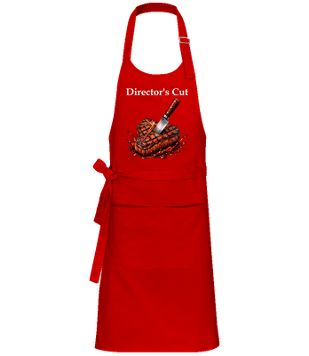 Director's Cut - Tablier de cuisine Kariban - Rouge - Devant